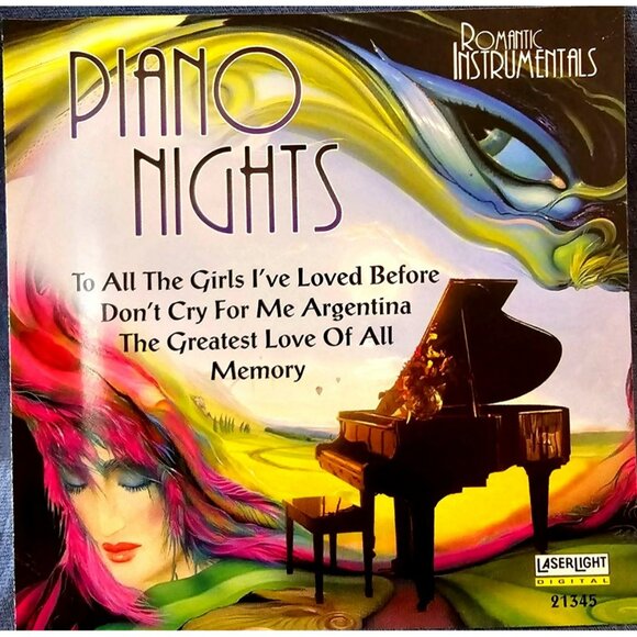 Romantic Instrumentals Piano Nights - 2 CD Music Set - 37409cd - Picture 5 of 6